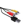 DAGIJIRD HD to RCA Cable, 1080P HD to 3RCA Video Audio Converter Adapter Cable for for PS3, for PS4, for Xbox 360, HDTV, DVD view 2