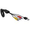 DAGIJIRD HD to RCA Cable, 1080P HD to 3RCA Video Audio Converter Adapter Cable for for PS3, for PS4, for Xbox 360, HDTV, DVD view 4