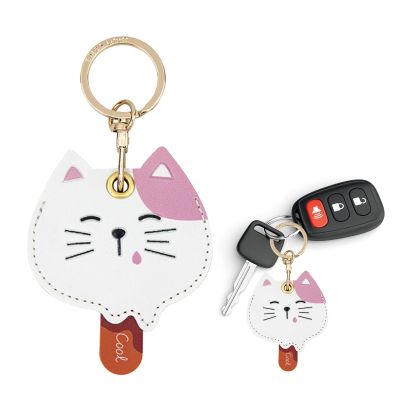 Letoileite Leather Keychain Case Holder for Apple Airtag,Protective Air Tag Cover with Keychain Ring,Anti-Scratch Airtags Case for Keys