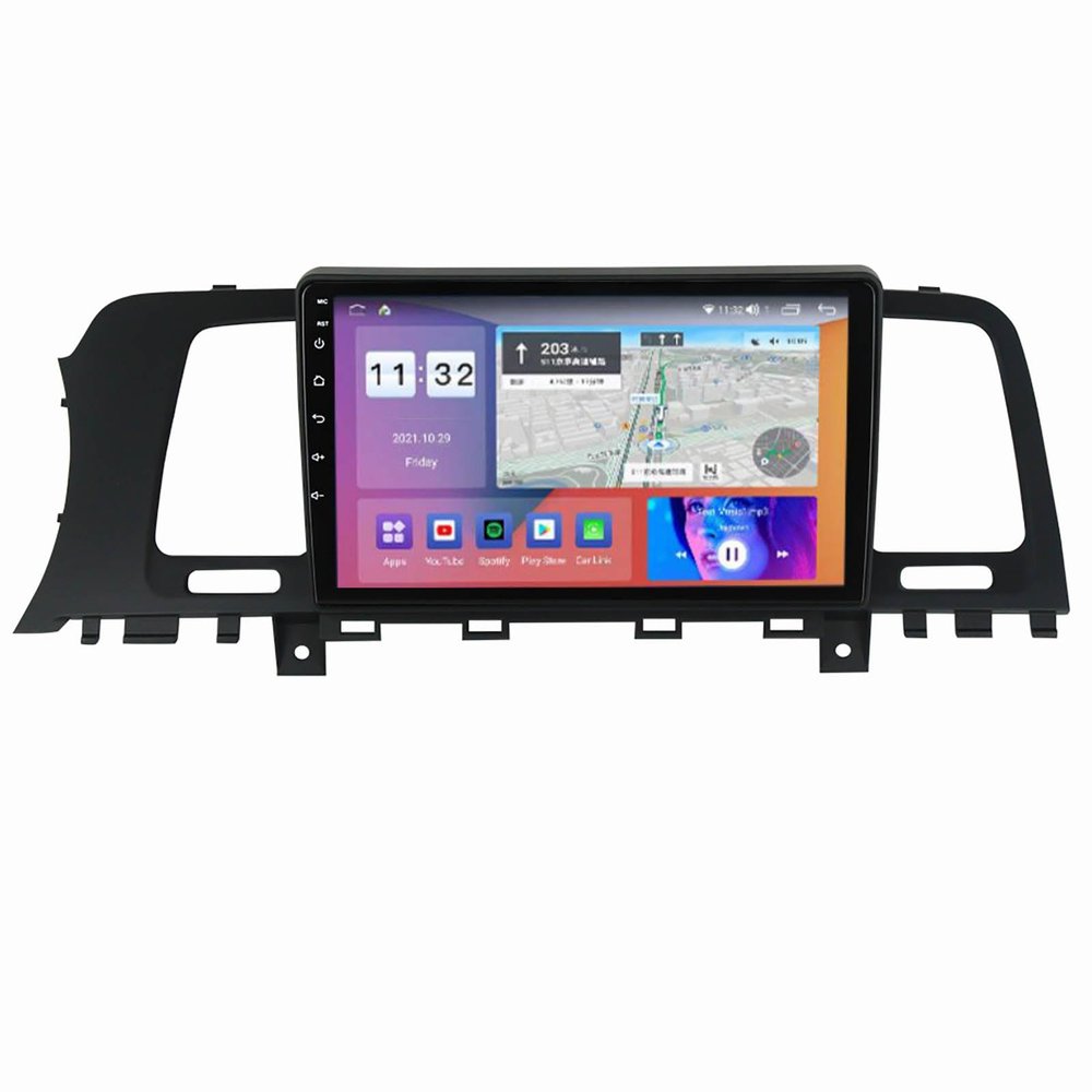 Car Radio Stereo, 10 inch Touchscreen Radio Fit for N-ISSAN Murano Z51 2008-2014 Car Radio,Free Rear Camer, Support Carplay dab+ Bluetooth WiFi GPS FM/RDS Radio