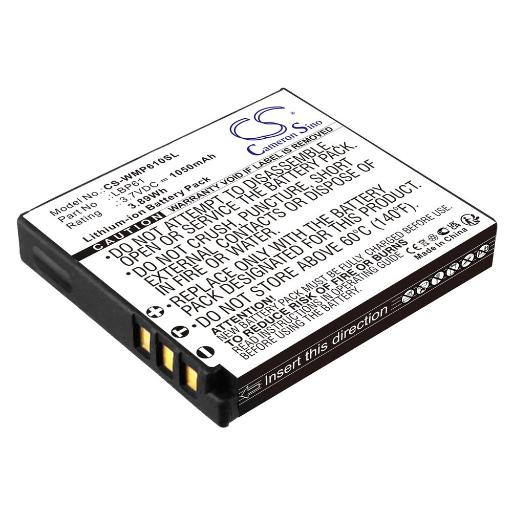Tingen 1050mAh Battery Replacement for Wisycom MRP61 Transmitter LBP61 (3.7V)