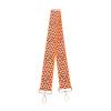 HEEPDD Camera Shoulder Strap, Luxury Textured Fabric Camera Strap Adjustable for Outdoor Use (Orange White Black) view 1