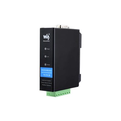 Rail-Mount Serial Server RS232/485/422 to RJ45 Ethernet Module TCP/IP to Serial Common Ethernet Function