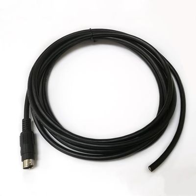 Applicable GT10-C30R4-8P PLC Communication Cable GT1020 GT1030 Touch Panel Connection FX Series Black Length: 3 Meters