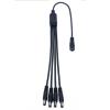 Marg 1 to 4 splitte Cord Visual Sound One Spot Mutli-Plug 4 Cable MC4 MC-4 4-Plug Daisy Chain for 1 SPOT view 2