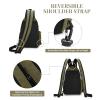 BAIGIO Camera Sling Bag Small Camera Backpack for Photographers,Water-resistant Camera Crossbody Bag Travel Caemra Backpack for DSLR SLR Mirrorless Camera view 2