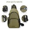 BAIGIO Camera Sling Bag Small Camera Backpack for Photographers,Water-resistant Camera Crossbody Bag Travel Caemra Backpack for DSLR SLR Mirrorless Camera view 4