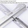 TV Wall Bracket TV Bracket Universal TV Stand Mount 40inch Stainless Steel 32-60 Inches Strengthen Load-Bearing Design Stable and Durable (Silver) view 3