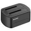 MAIWO External Hard Drive Docking Station with Offline Clone for 2.5/3.5" SATA HDD/SSD, 5Gbps with UASP, 48TB Capacity, Dual Bay USB 3.0 to SATA Adapter Duplicator view 1