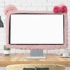 2 Pcs Kawaii Elastic Monitor Dust Cover - Pink, Cat Ear Furry, for PC, TV, Laptop (27 - 34 Inch) view 4
