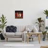 'Cats at 3D Movie Theater'| Framed Giclee Art view 3