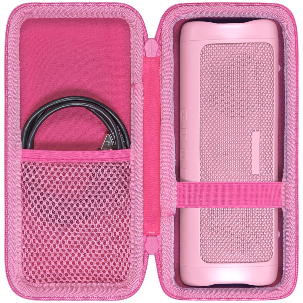 co2CREA Hard Case Replacement for BolaButty X-GO C27C Bluetooth Speaker IPX5 Waterproof Speaker (Pink)