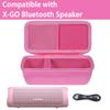 co2CREA Hard Case Replacement for BolaButty X-GO C27C Bluetooth Speaker IPX5 Waterproof Speaker (Pink) view 3