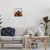 Stupell Industries Dog Watching Bird Binoculars White Framed Giclee Art Design by Lucia Heffernan view 2
