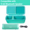 co2CREA Hard Case Replacement for BolaButty X-GO C27C Bluetooth Speaker IPX5 Waterproof Speaker (Teal) view 3