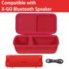co2CREA Hard Case Replacement for BolaButty X-GO C27C Bluetooth Speaker IPX5 Waterproof Speaker (Red) view 3