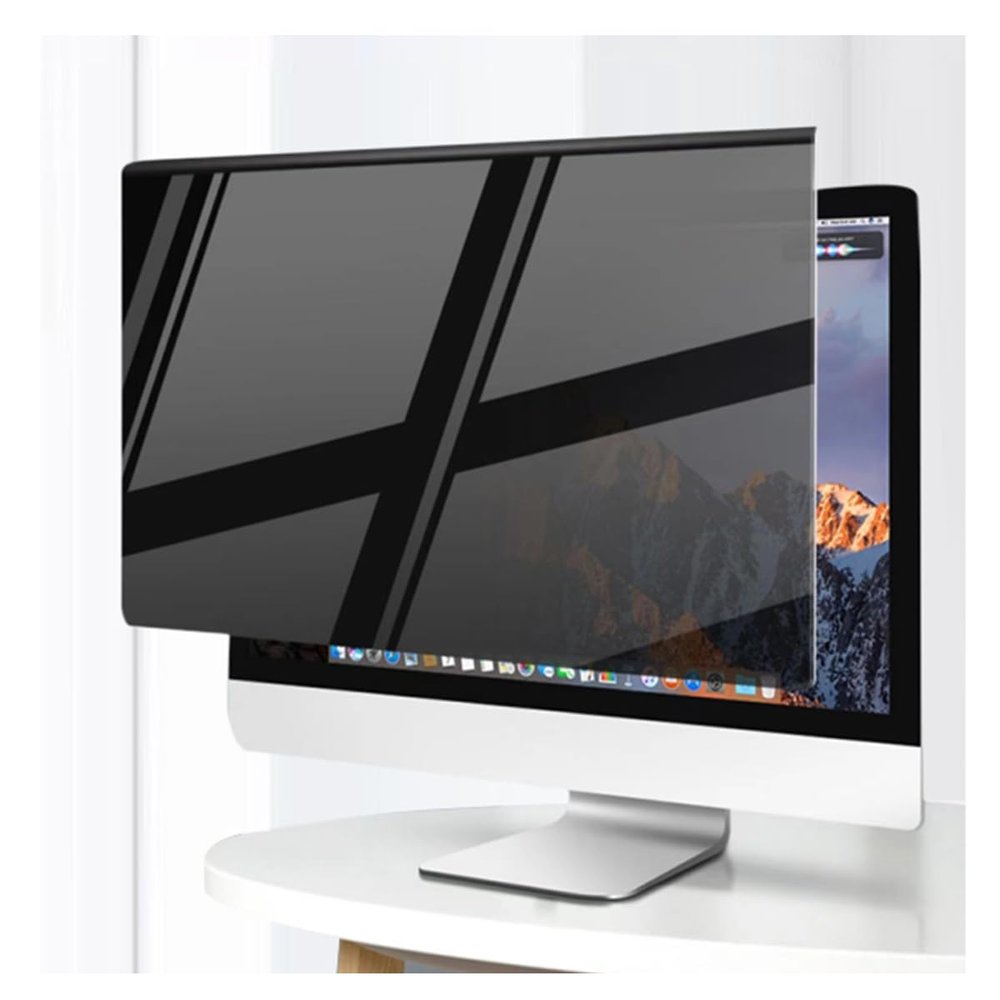 18-32 Inch Computer Monitor Protective Screen, Anti-Peek Anti-Blue Light Eye Protection Hanging Cover, Panel 16:9/16:10 Widescreen Desktop Computer Monitor,20/22in 491x320mm