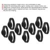 Cyrank 10PCS RFID Wristband, 125khz RFID Bracelet Ip68 Waterproof Silicone Bracelet Access Control Wristband for Hotel Swimming Pool Sauna Room Gym(Black) view 4