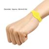 Cyrank 10PCS RFID Wristband, 125khz RFID Bracelet Ip68 Waterproof Silicone Bracelet Access Control Wristband for Hotel Swimming Pool Sauna Room Gym(Yellow) view 3
