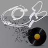 Alvinlite Air Acoustic Tube Earphone Ear Headset 3.5mm Mobile Phone Double Spiral Anti-Radiation Earphone Air Acoustic Tube Earphone view 3
