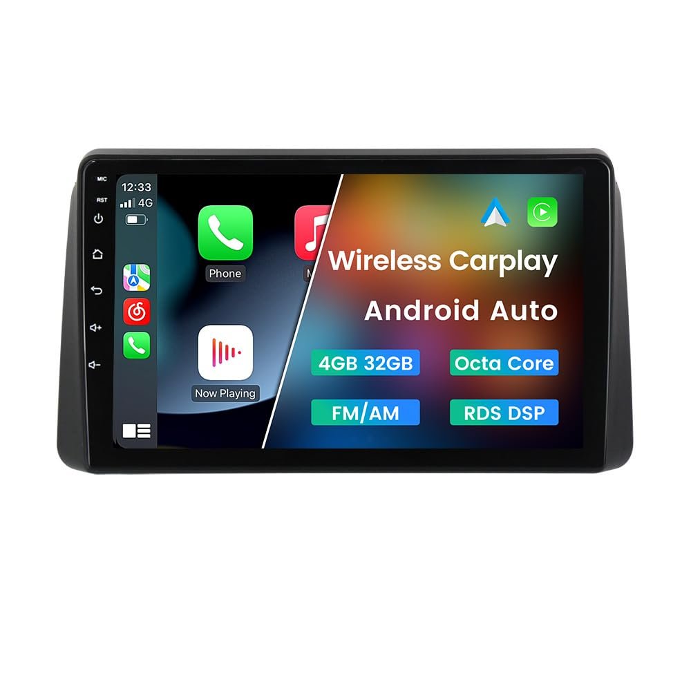 Android Radio Stereo for Dodge Grand Caravan 2008-2020 Chrysler Town & Country 2011-2016, Biorunn 9" 8-Core Wireless Wired Carplay Auto GPS Navi IPS FM AM RDS DSP, 4GB RAM 32GB ROM