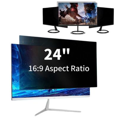 Bewinner 24 inch Computer Screen Protector, Anti Blue Light and Anti Glare Filter for 24 Inch 16:9 Aspect Ratio, Removable Eye Screen Protector, AntiScratch, Blocks 96%