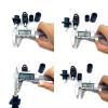1 Set Battery Energy Storage Connector, 120A 25mm High Current Connectors Quick Plug Terminal Black Right Angle Plug and Socket IP67 Waterproof Power Adapter Crimping Wiring (120A, Black) view 3