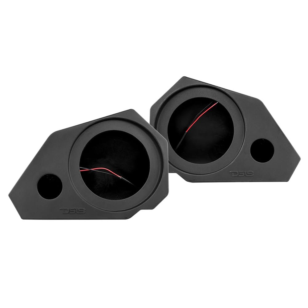 DS18 SLG-SP6 Polaris Slingshot Side Panel Empty Enclosure for 2X 6.5 Speakers and 2X 1.7 Tweeters - Waterproof Slingshot Kick Panels Speaker Pods Unloaded - Pair