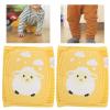 Keenso Baby Toddler Knee Pads, Cartoon Pattern Breathable Fabric, Multiple Colors Available for Crawling Toddling (yellow sheep) view 3