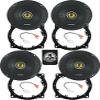 KICKER Speakers 6.5 inch for Hyundai Sonata 2018-2019 Upgrade Kit - 4 Pack of CS Series with Adapters and Harness, Coaxial 6 1/2 Car Audio Front and Rear Door Speaker CSC65, 46CSC654 view 1