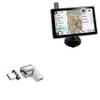 BoxWave Adapter Compatible with Garmin Tread XL Baja Chase - MagnetoSnap PD Angle Adapter, Magnetic Charging Connector Device Saver - Metallic Silver view 1