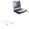 BoxWave Stand and Mount Compatible with Panasonic Toughbook CF-31 MK5 (13.1 in) - Pocket Aluminum Stand 3-in-1, Portable Multi Angle Viewing Riser - Metallic Silver view 1