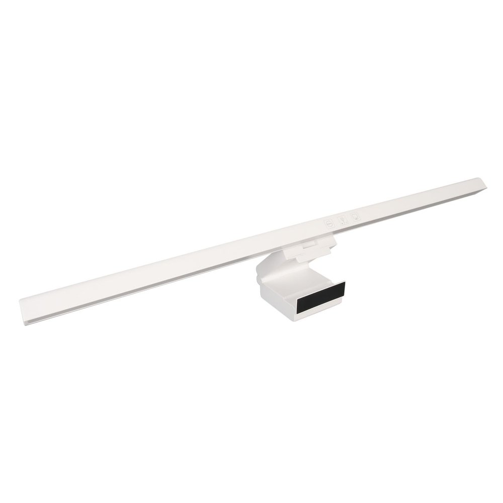 Dpofirs Computer Monitor Light Bar, Anti Glare Eye Caring LED Computer Monitor Lamp, Easy Installation, Support Infinite Dimming, Touch Control, USB Charging (White)