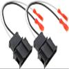 KICKER Speakers 6.5 inch for Volkswagen Beetle 1998-2010 Upgrade Kit - Pair of DS Series with Adapters and Harness, Coaxial 6 1/2 Car Audio Front Door Speaker for VW DSC650, 43DSC6504 view 4