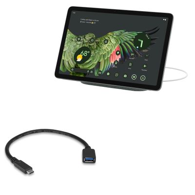 BoxWave Cable Compatible with Google Pixel Tablet - USB Expansion Adapter, Add USB Connected Hardware to Your Phone