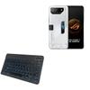 BoxWave Keyboard Compatible with ASUS ROG Phone 7 - SlimKeys Bluetooth Keyboard - with Backlight, Portable Slim LED 7 Colors - Jet Black view 1