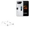 BoxWave Stand and Mount Compatible with ASUS ROG Phone 7 Ultimate - Pocket Aluminum Stand 3-in-1, Portable Multi Angle Viewing Riser - Metallic Silver view 1