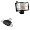 BoxWave Smart Gadget Compatible with Garmin Tread XL Baja Chase - AllReader SD Card Reader, microSD Card Reader SD Compact USB - Jet Black view 1