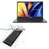 BoxWave Keyboard Compatible with ASUS Vivobook 14 (X1400EA) - AquaProof USB Keyboard, Washable Waterproof Water Resistant - Jet Black view 1