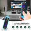 2 Pack TCL Roku Remote Cover Silicone Protective Case for Roku TV Express/Premiere/Streaming Stick/Ultra RC280 Anti Slip Remote Sleeve Glow in The Dark (Glow Green +Glow Blue) view 3