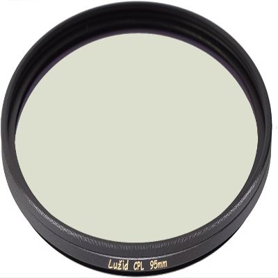 LUID 95mm CPL MC Filter Schott B270 Glass Brass Frame Multi-Coated Luzid Circular Polarizer