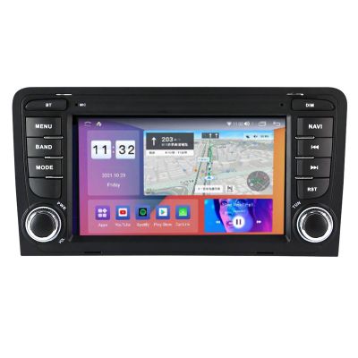Android 12 Double Din Car Stereo, Fit for Audi A3 S3 2003-2012 Car Radio, 9'' Touchscreen Car Radio,FM/RDS Radio,Free Rear Camer,Support DSP DAB+ OBD2