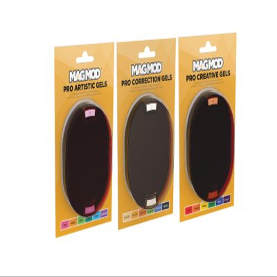 MagMod Pro Creative, Artistic and Correction Gels (18 Gels) | Flash Modifier Light Gels | New and Improved Color Modifiers | Modular Magnetic Camera Accessories