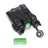 Metal DL-A Box Laser Sightswith IR Laser + Red/Green/Blue Laser Sight + Strobe/Momentary/Constant Modes Whitelight LED 160 Lumens Flashlightwith Pressure Switchfor 20mm Rail (Green Laser) view 3