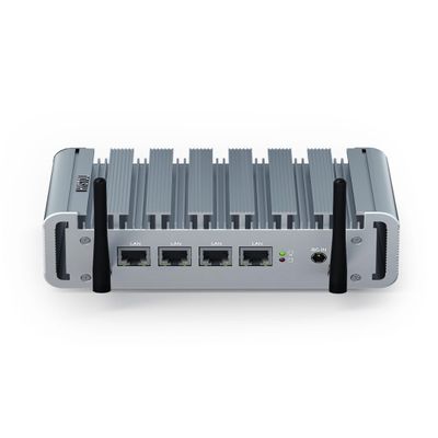 HYSTOU Mini PC J4125, OPNsense, VPN, Router Computer, 4*2.5GbE I225-V LAN, VPN, Firewall Router, Network Server Micro Firewall Appliance, Compatible with Pfsense/OPNsense AES-NI (16GB DDR4/128GB SSD)