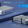 HYSTOU Mini PC J4125, OPNsense, VPN, Router Computer, 4*2.5GbE I225-V LAN, VPN, Firewall Router, Network Server Micro Firewall Appliance, Compatible with Pfsense/OPNsense AES-NI (16GB DDR4/128GB SSD) view 4