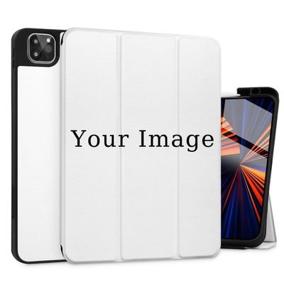 Tuiklol Personalized Photo Case for iPad Pro M2 12.9 inch 6th / 5th / 4th / 3rd Generation 2022 2021 2020 2018, Slim TPU Protective Shockproof case Custom Multi-Photo case