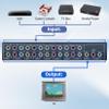 BolAAzuL RCA Switch 8 in 1 Out Composite Video L/R Audio Selector Box 8X1, 8-Way RCA Switcher - 8 Port AV Selector Switch - Plug & Play for Wii PS2 Xbox DVD STB HDTV view 3