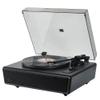 Arkrocket Huygens High Fidelity Bluetooth Record Player with Built-in Speakers Belt Drive Vinyl Turntable with Moving Magnet Cartridge, Bluetooth Input Output and Aux-in (Huygens Black) view 1
