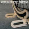 ROCKBROS Indoor Bike Stand Floor Bicycle Storage Rack Wooden Display Stand for 700C Road Bikes (23C-30C) Bike Stop and Wheel Holder view 2